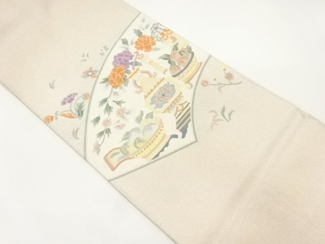 Japanese Kimono / Antique / Fukuro Obi Silk
